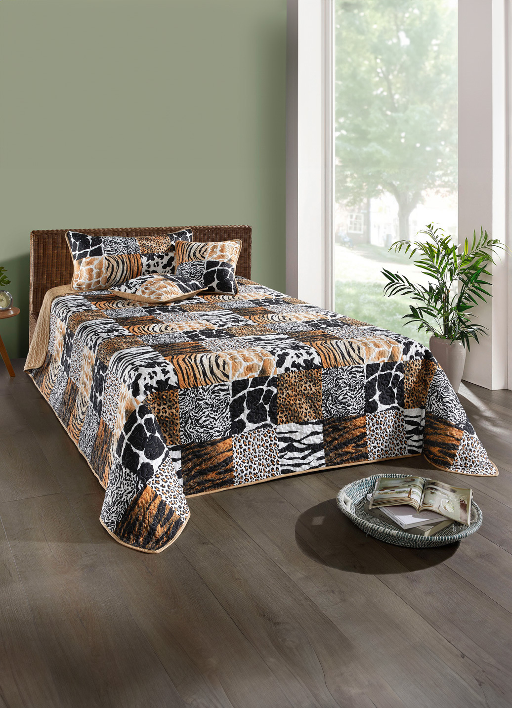 Tagesdecke in faszinierender Patchwork-Optik