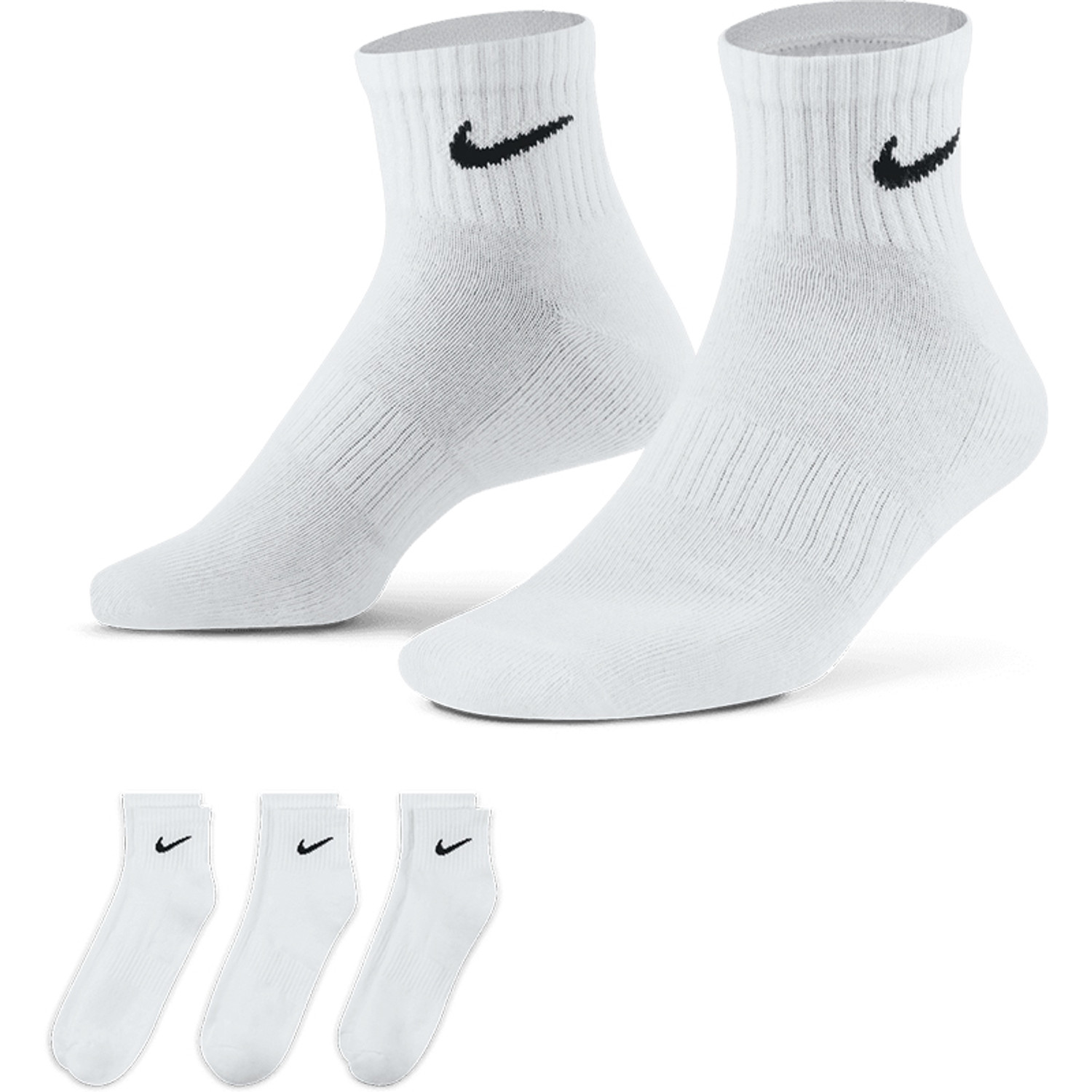 Nike Cushioned 3-Pack Enkel Sokken