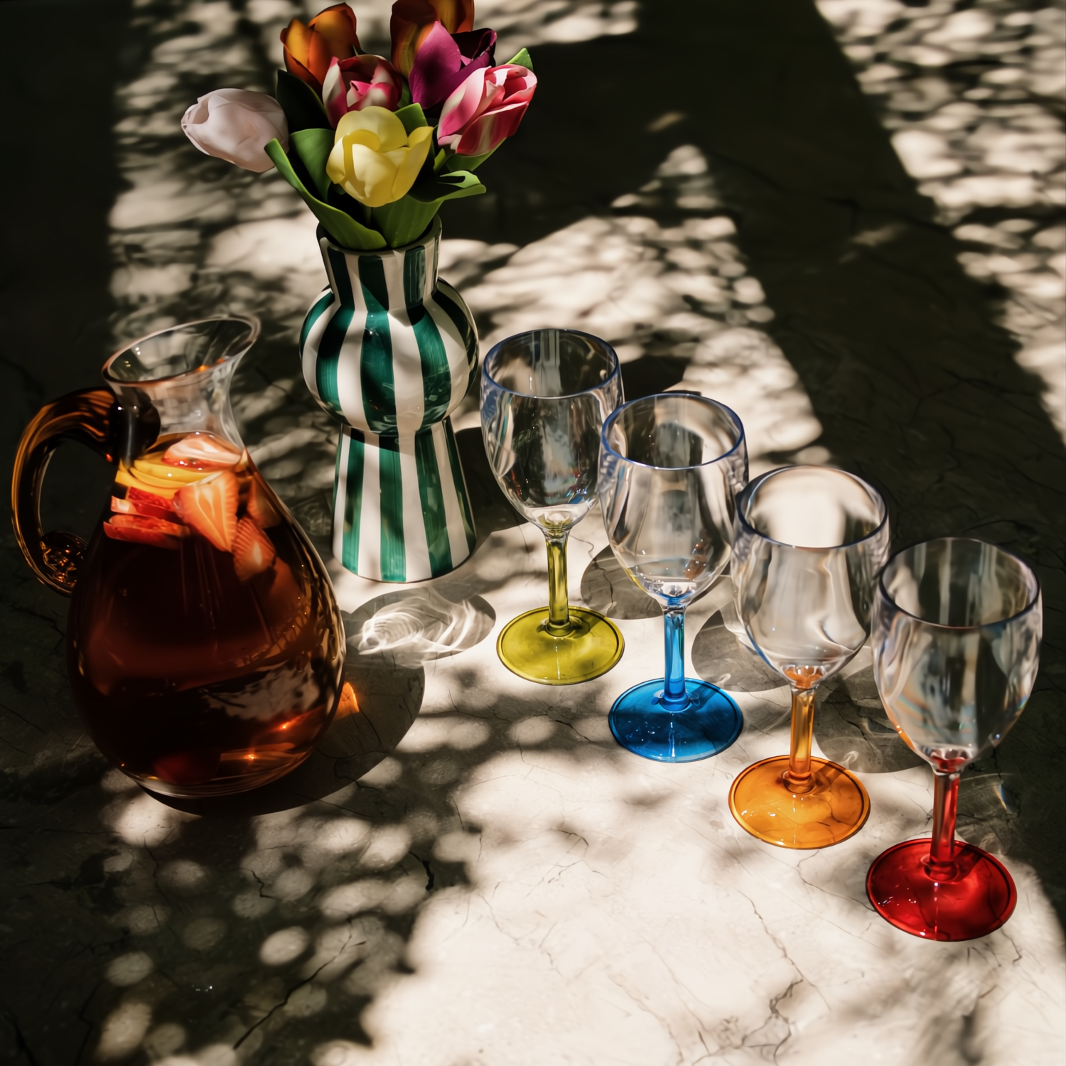 Flamefield Party wijnglas Goblet (set van 4)