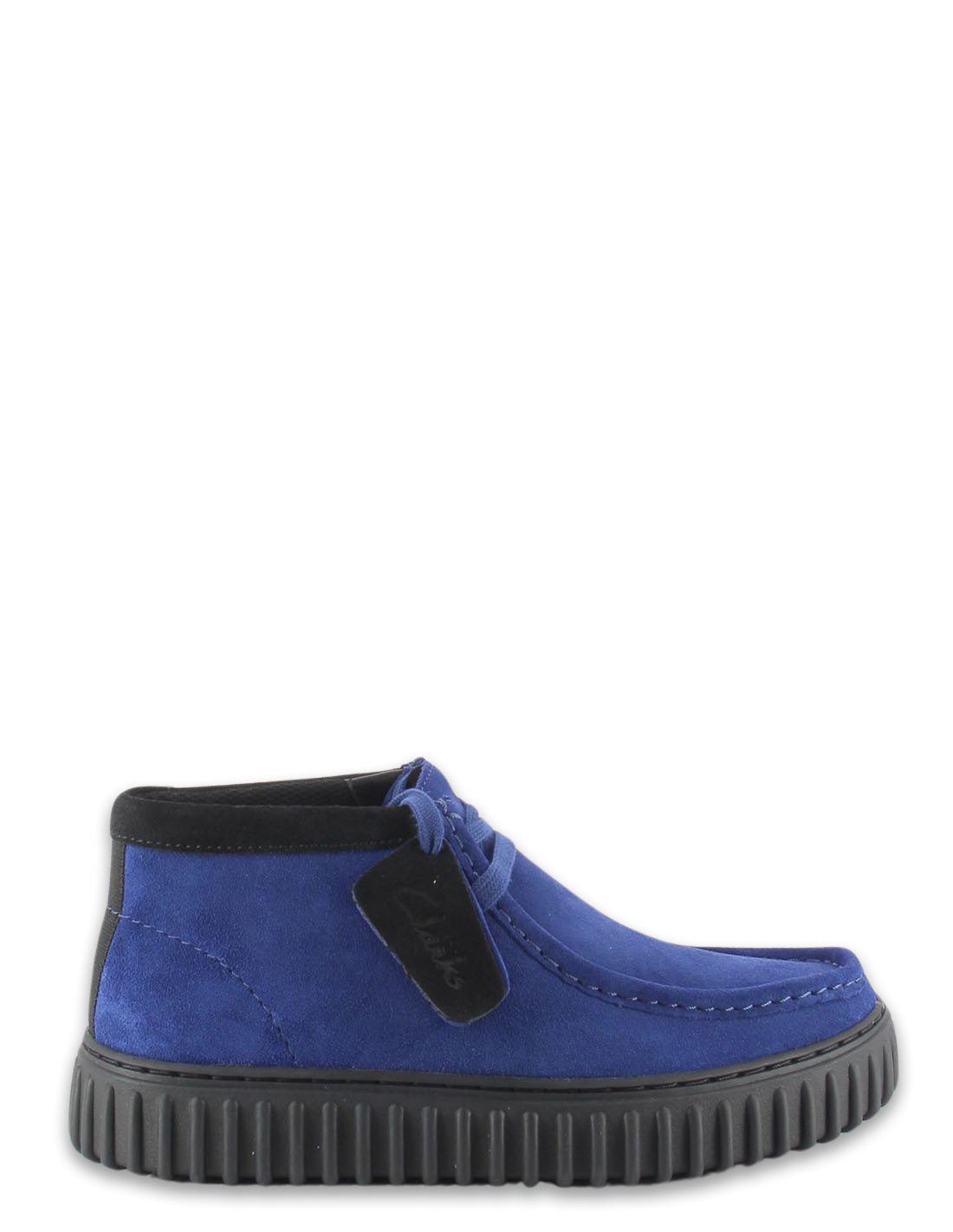 clarks Derbies mixte torhill hi cobalt suede Bleu