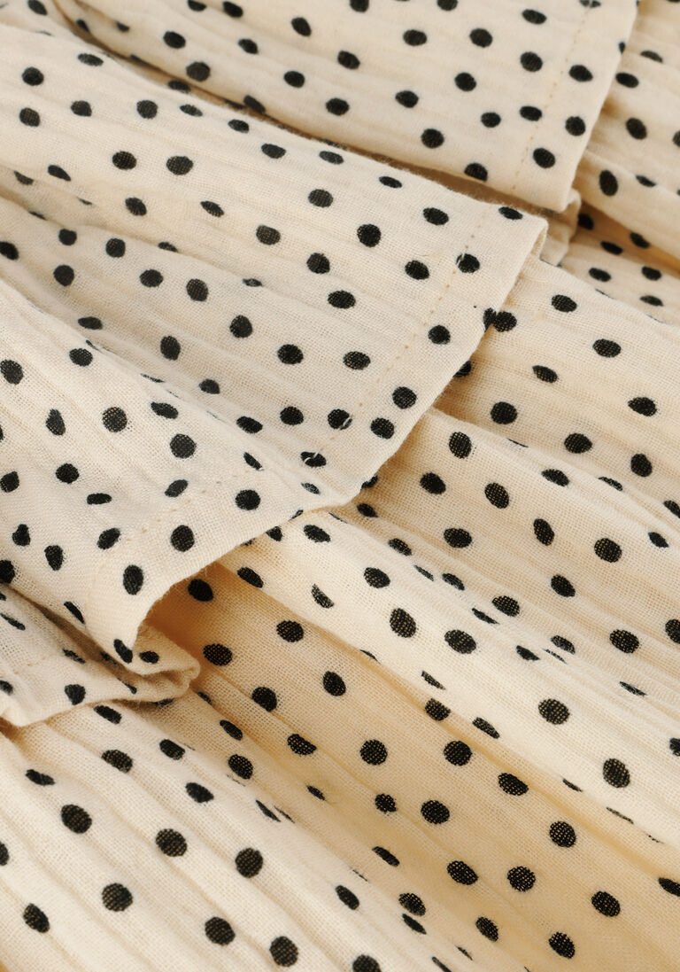 CARLIJNQ witte carlijnq minirok mini dots - layered skirt