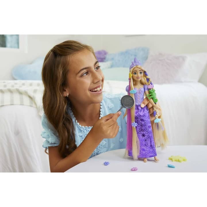 Disney Prinsesse - Rapunzel Eventyr-Hår dukke