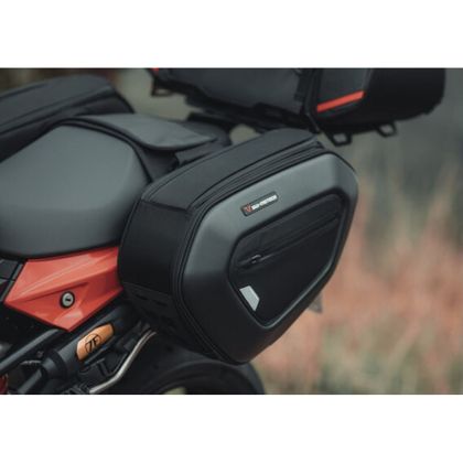 Sacoches cavalières SW-MOTECH PRO BLAZE H AVEC SUPPORT (2 x 20 litres) - Noir