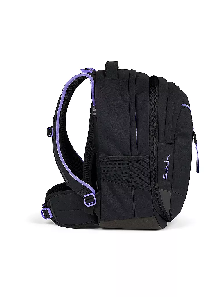 SATCH Schulrucksack Match Purple Phantom schwarz