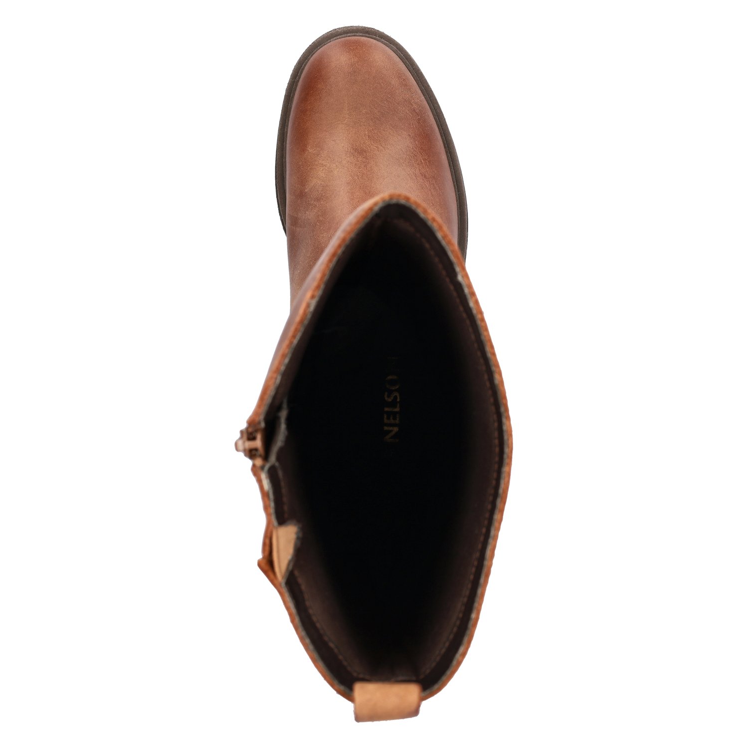 dames hoge laarzen Nelson Cognac