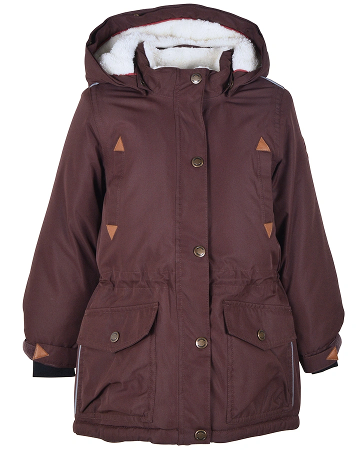 Winter-Parka TWILL G in puce brown