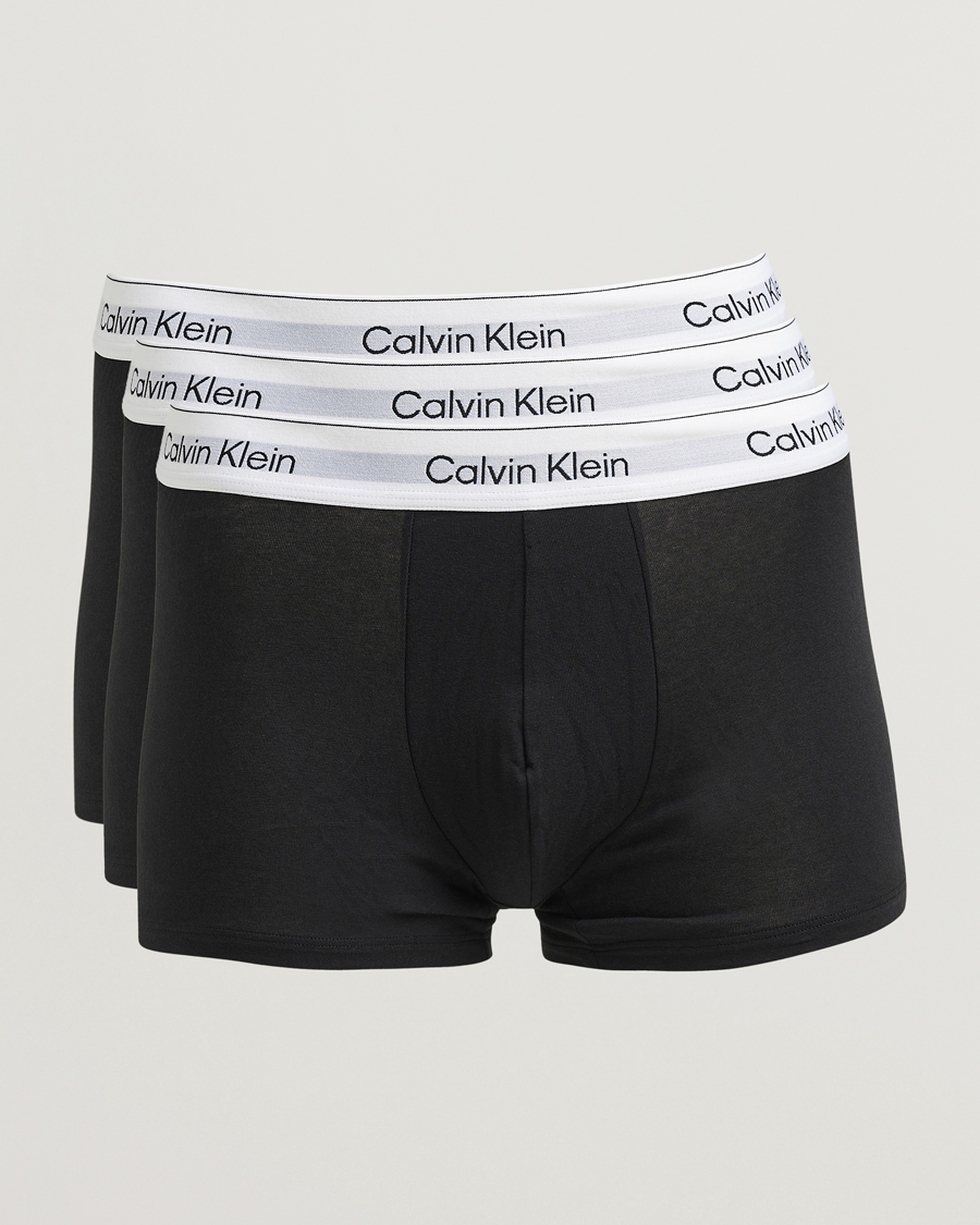Calvin Klein 3-Pack Icon Cotton Stretch Trunk Black