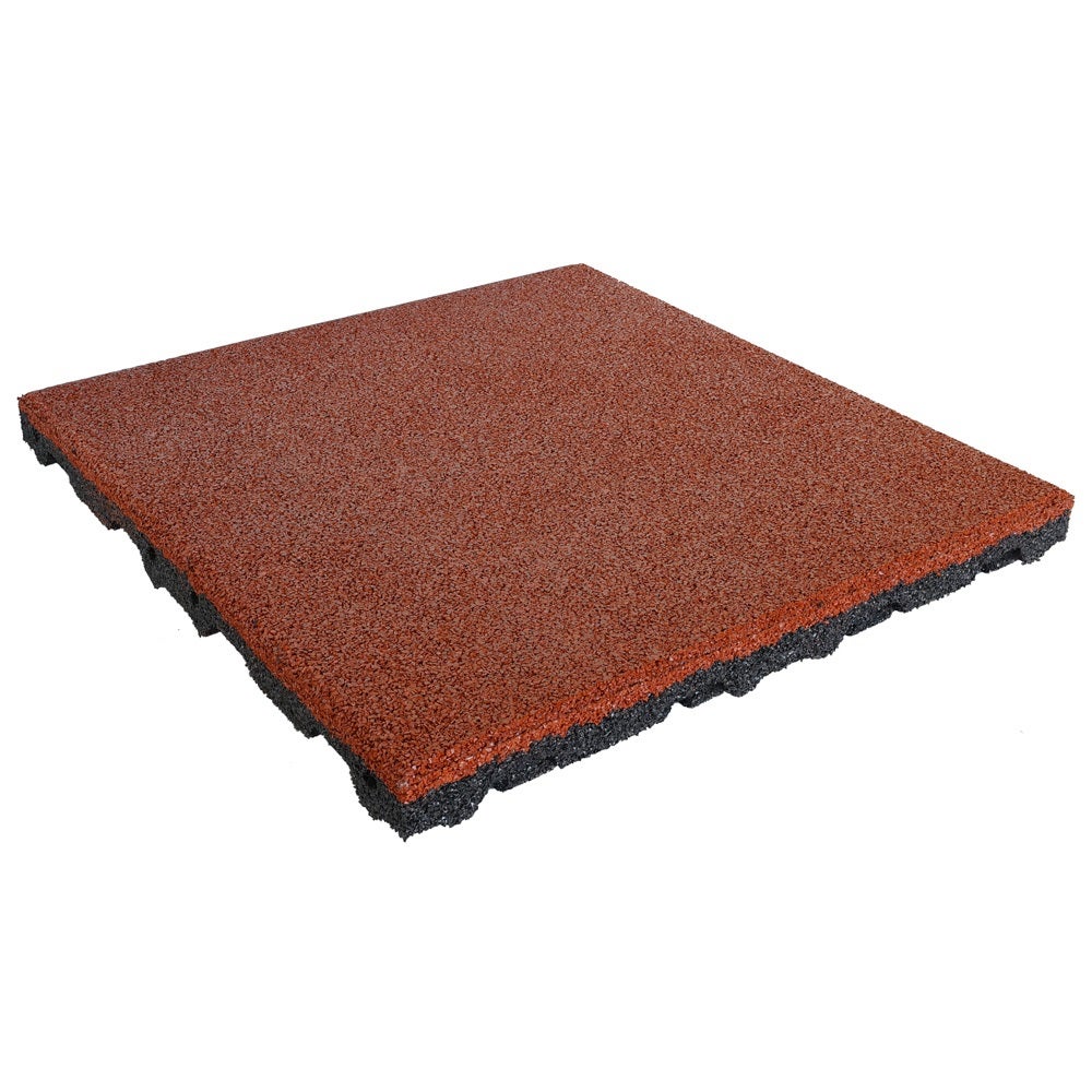 Rubbertegel 55 mm - 50 x 50 cm - Rood