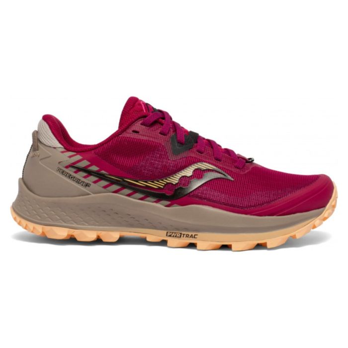Saucony Dame Trailsko Peregrine 11 Rød