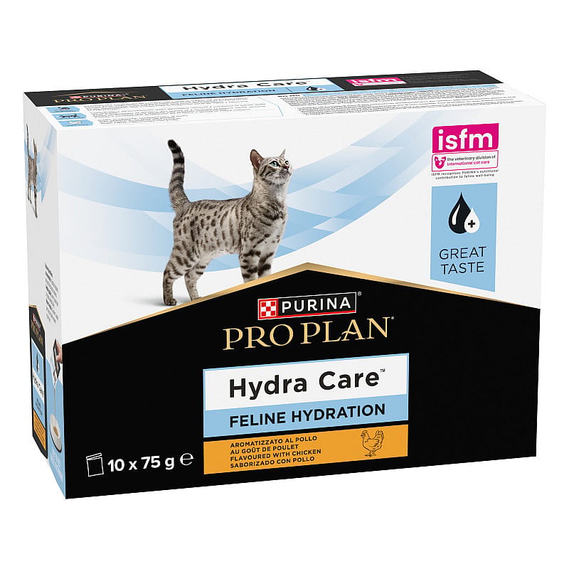 Purina Pro Plan HC Hydra Care Kat 10 x 75 gram maaltijdzakjes | Kip | 11578.1