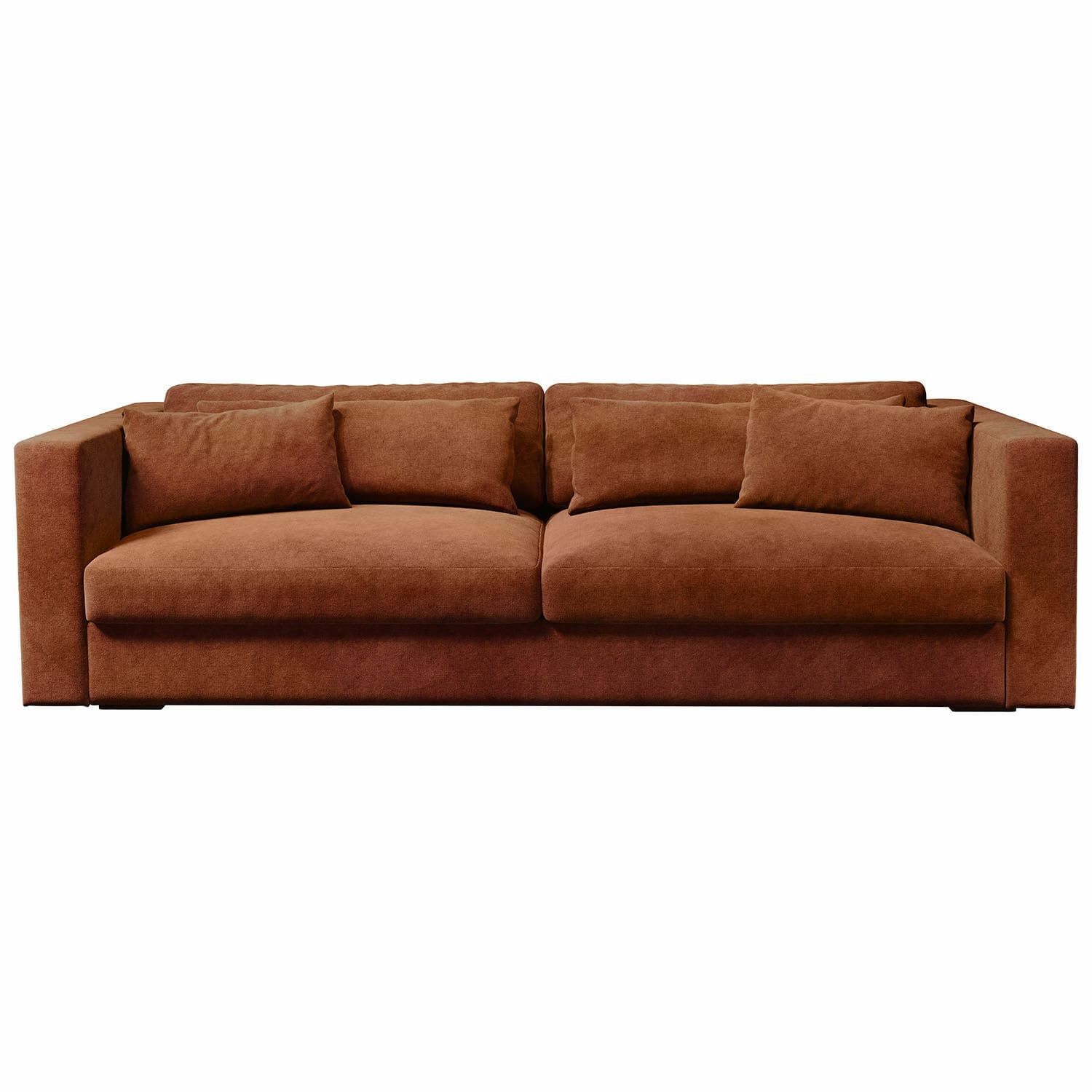 Sofa Vérinette terrakotta