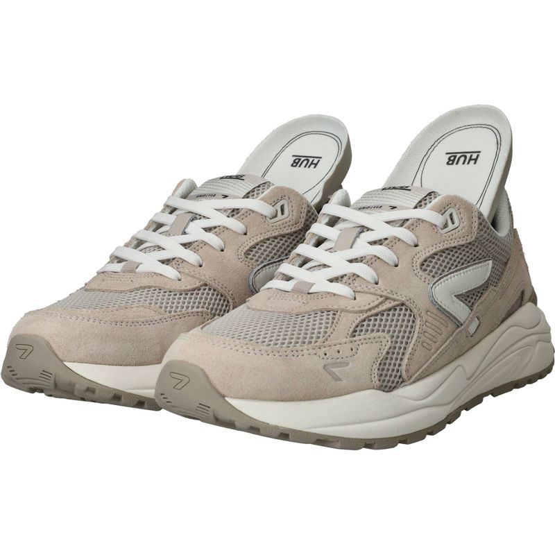 HUB Grid S48 Sneakers Beige Heren
