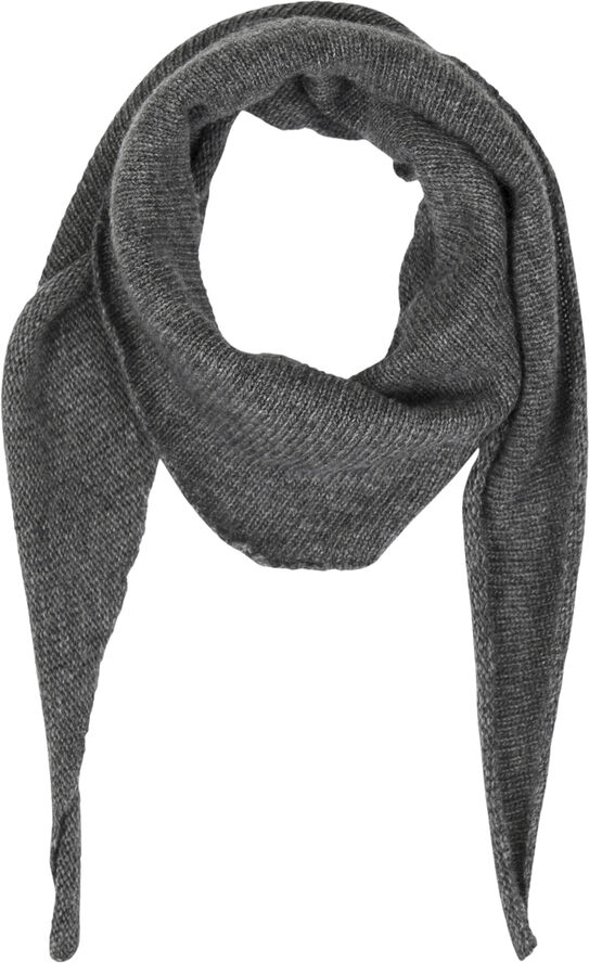 Neo Noir Misty Knit Scarf Antracit melange