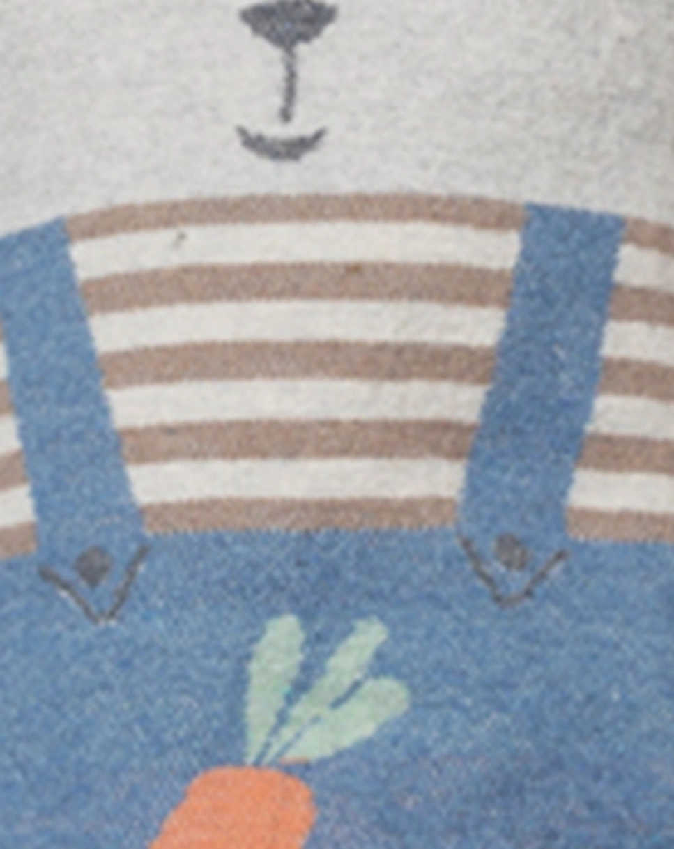 Wärmekissen HASE (16x39) in blau