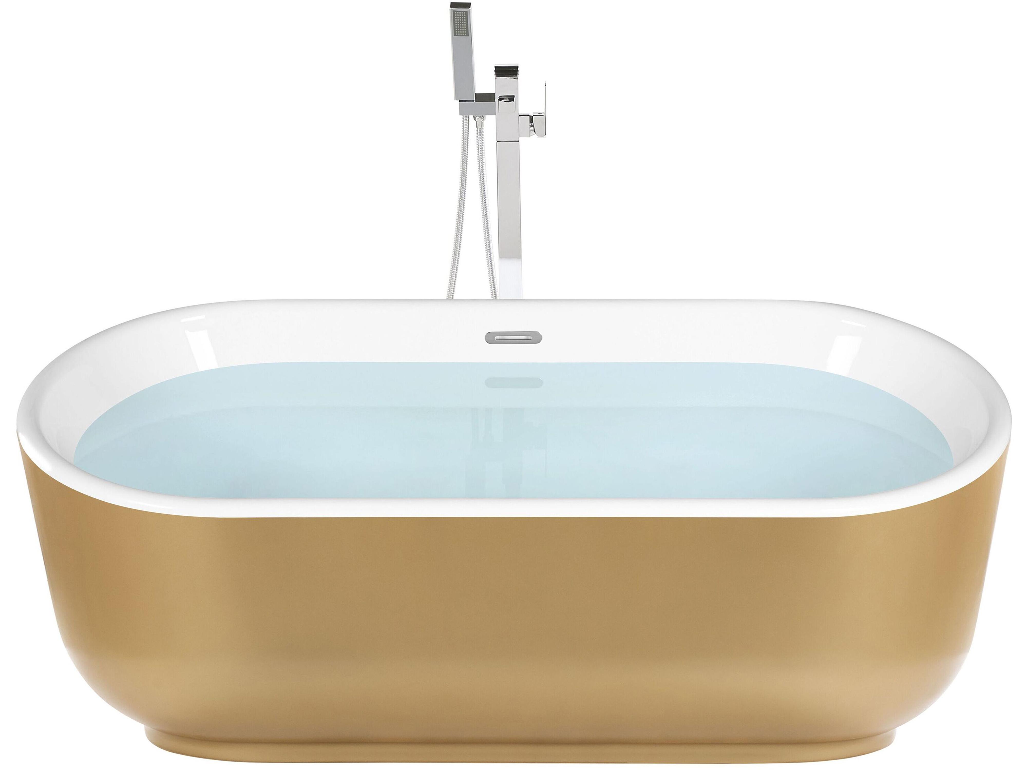 Vrijstaand bad PINEL 170 x 80 cm Goud