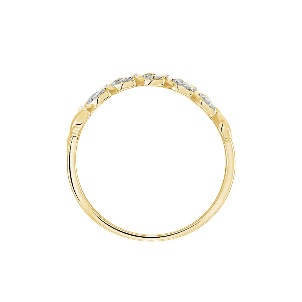 Bague Berinice Or Jaune Diamant