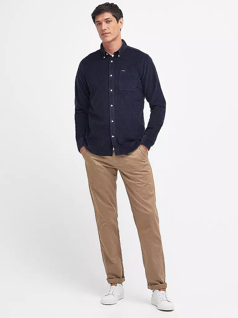 BARBOUR Cordhemd RAMSEY dunkelblau