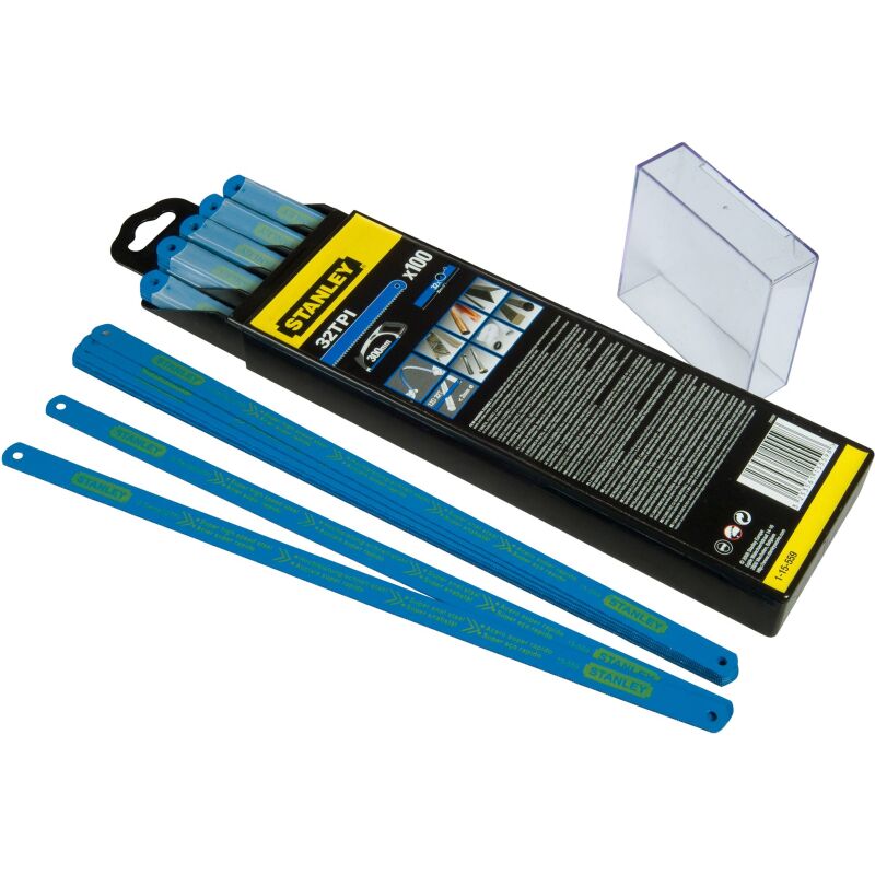 Lames de scie à métaux - boite 100 lames HSS bi-métal laser 12 dents