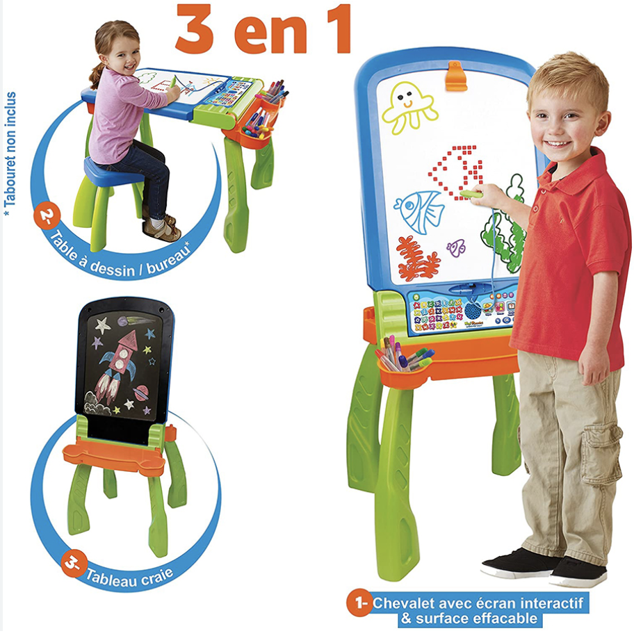 MAGI CHEVALET INTERACTIF 3 EN 1