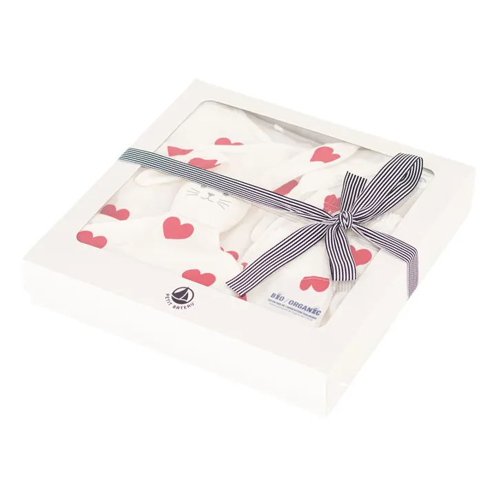 Petit Bateau Coffret Cadeau Cœur | Blanc