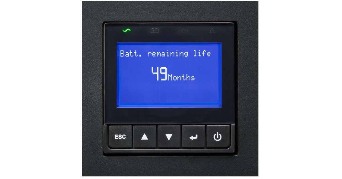 Eaton Power Quality9PX UPS Netpack (9PX2200IRTN) ups  (Zwart/zilver, 2200 VA, 2200 W, ingang: C20, uitgangen: 8x C13, 2x C19, rack/toren, 2U, netwerkkaart inbegrepen)