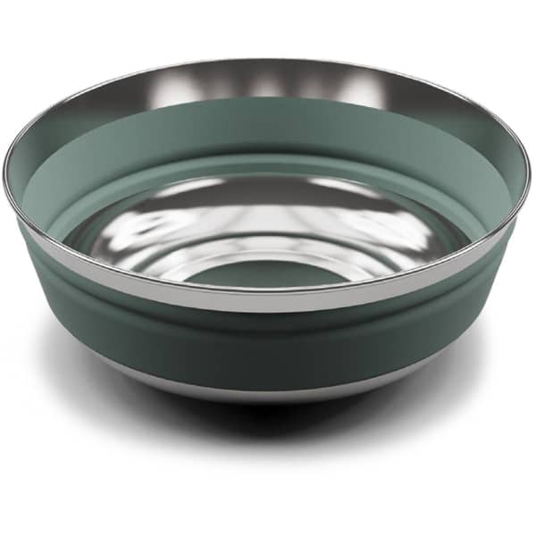 Vaisselle randonnée SEA TO SUMMIT DETOUR STAINLESS STEEL COLLAPSIBLE BOWL M GREEN