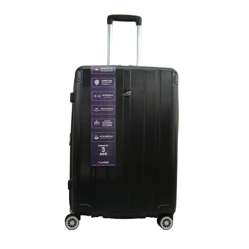 Lot de 3 valises rigides Horizon 3.0 55, 70 et 80 cm Black
