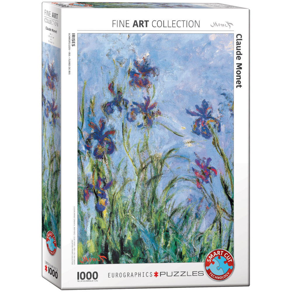 Eurographics Puzzle 1000 - Schwertlilien von Claude Monet (Puzzle)
