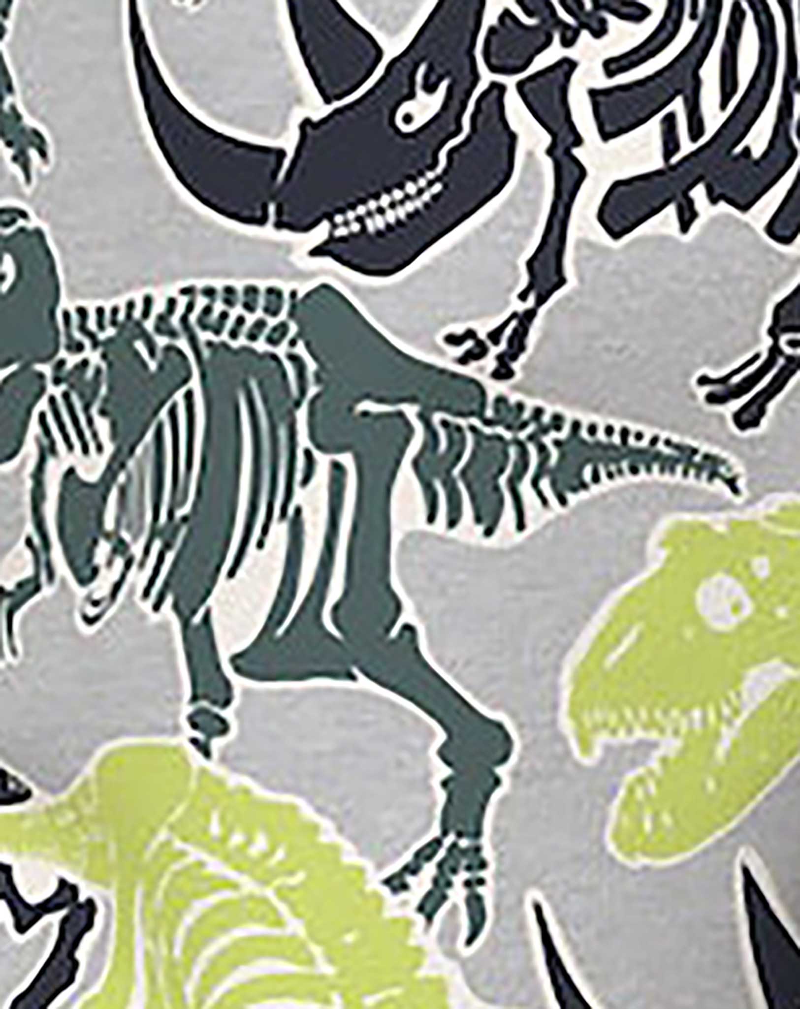 Sweathose NMMBOVE DINOSKELETT in light grey melange
