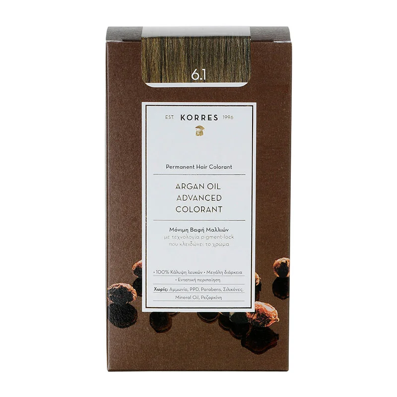 Argan Oil ash dark blonde, dunkelblond Asch 6.1, 1 St.