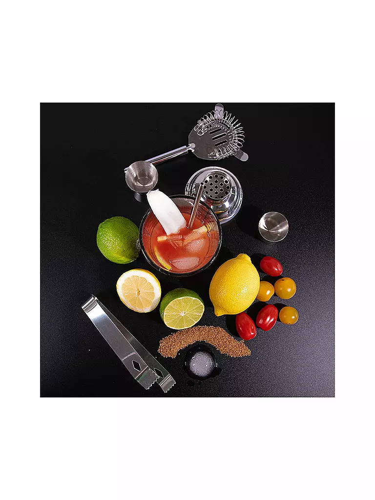 CILIO Cocktail Bar Set COSMOPOLITAN 5tlg silber