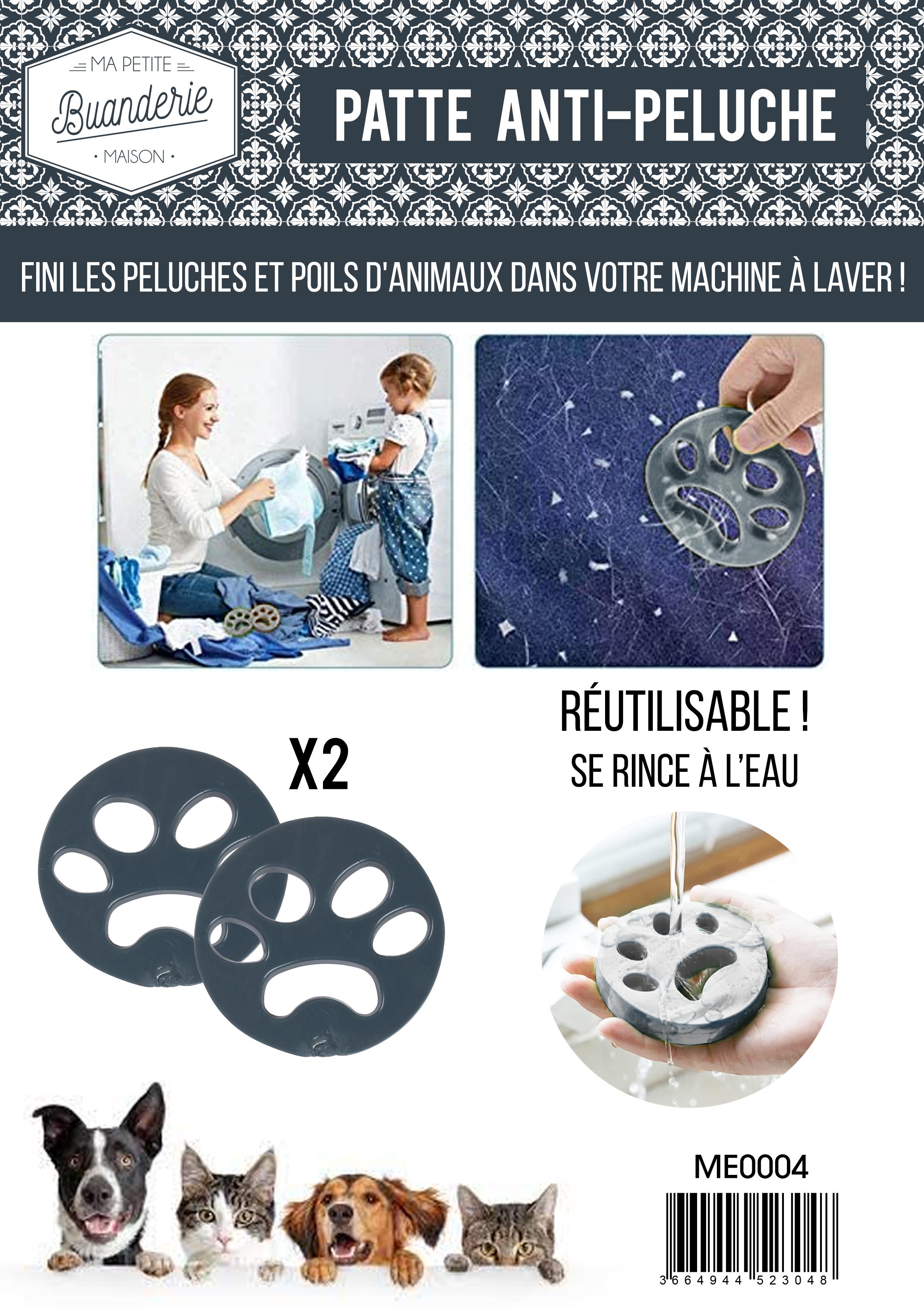 PATTE ANTI PELUCHES X2 PIECES