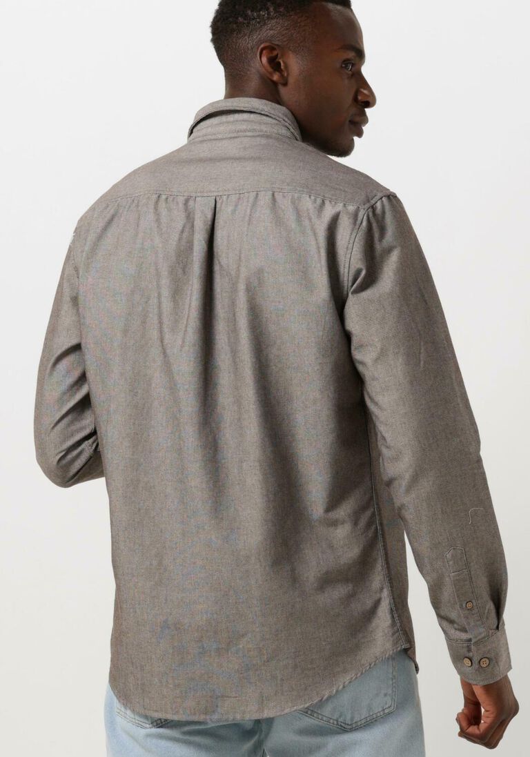 ANERKJENDT bruine anerkjendt casual overhemd aklouis l/s linen shirt