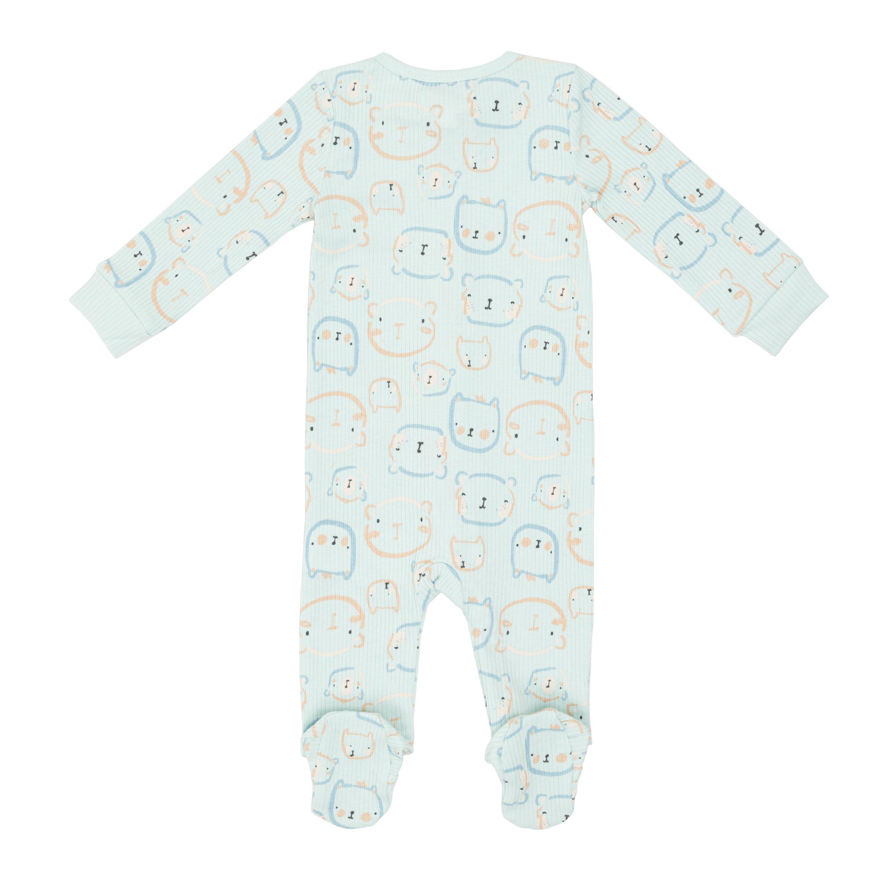 Hello World 2 Pack Rib Sleepsuits Babies