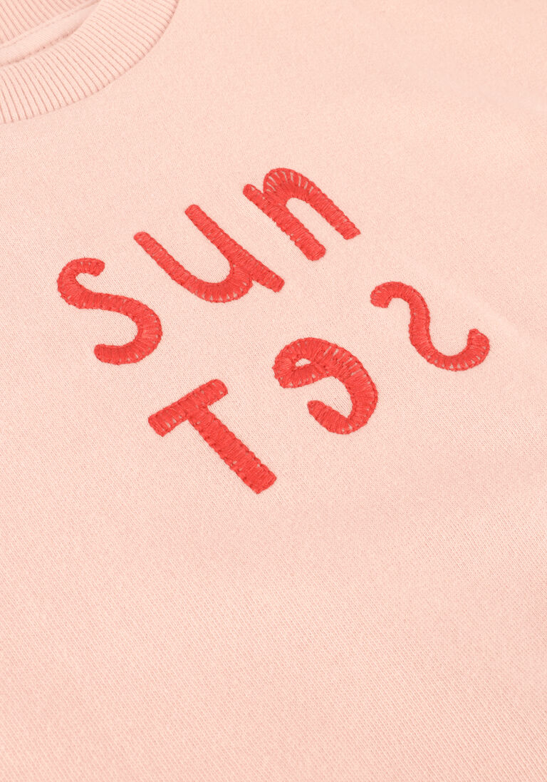 Sproet & Sprout lichtroze sproet & sprout sweater sweatshirt sunset