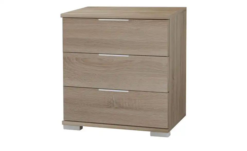 Nachtschrank Easy Plus A 3 Stück Eiche sägerau (Nachbildung)