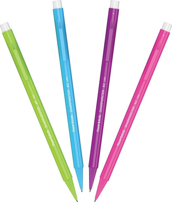 Paper Mate - Non-Stop Vulpotloden - Assortiment Neonkleuren - 0,7 mm - HB #2