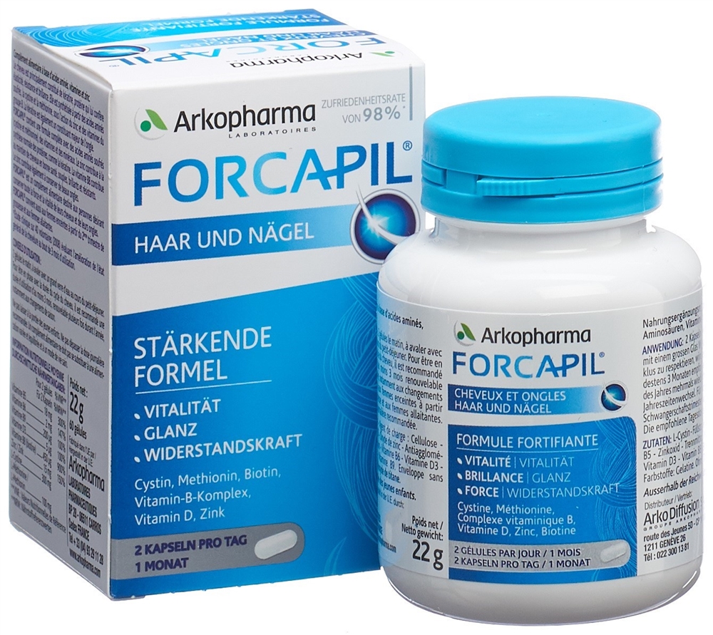 FORCAPIL Kaps 60 Stk<br>60 Stück, Kapsel