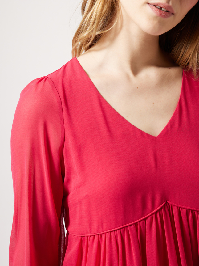 Robe courte unie