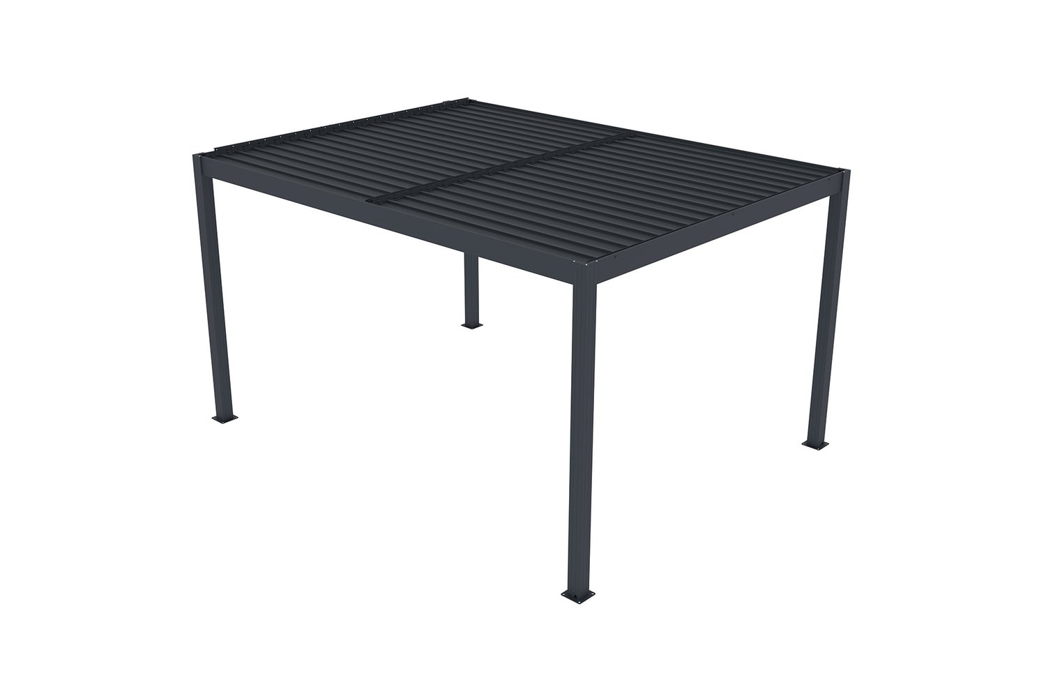 Aluminium lamellendak SANTA 400S300 antracietgrijs
