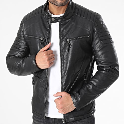 Veste Biker Noir
