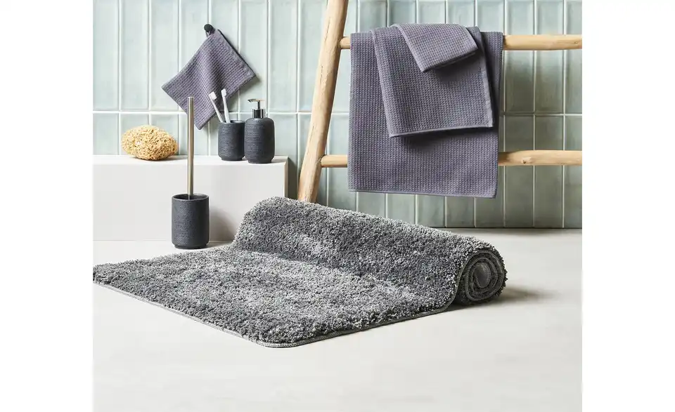 como Badteppich Softy Anthrazit 55x65 cm