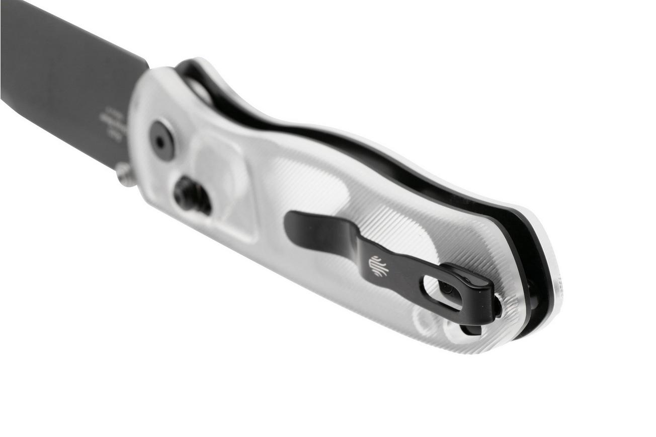Kizer Vanguard Drop Bear V3619A9 PVD Nitro V, Clear Acrylic, zakmes, Azo design
