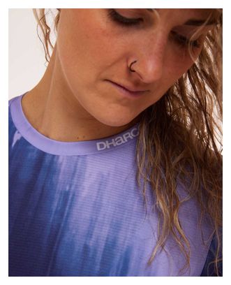 Maillot Manches Longues Femme Dharco Gravity Blanc/Bleu