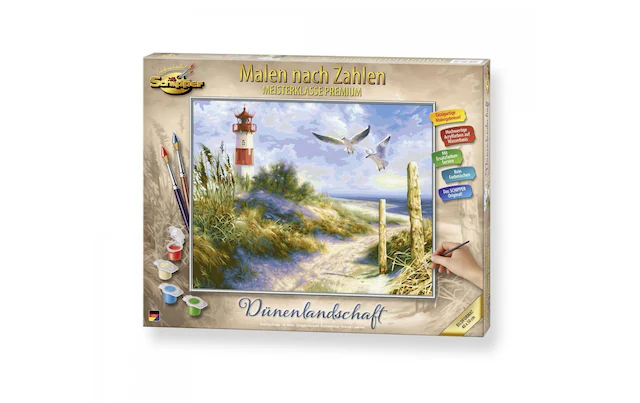 Schipper Malen nach Zahlen »Dünenlandschaft mit Leuchtturm«