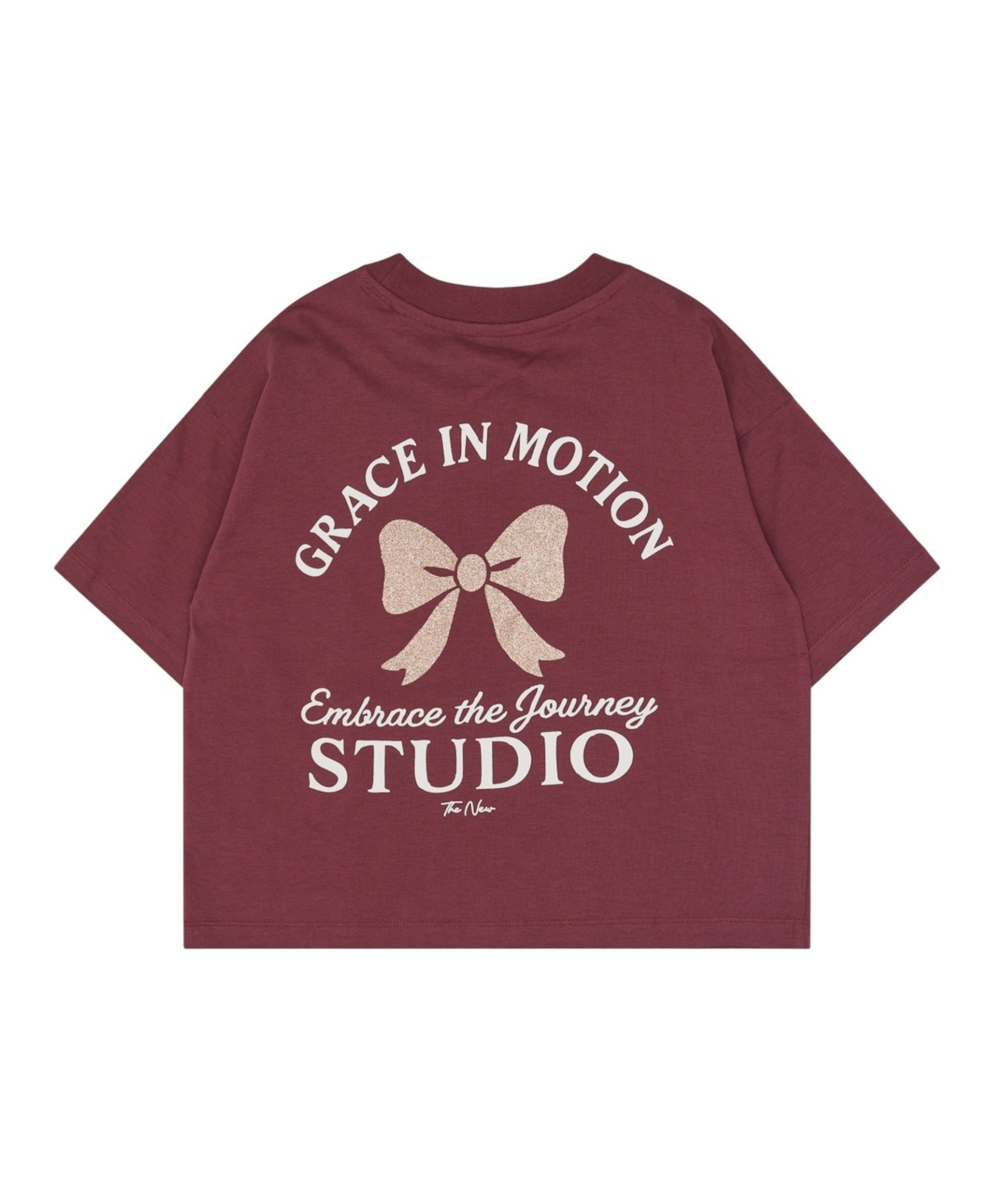 THE NEW Meisjes T-shirt bordeaux