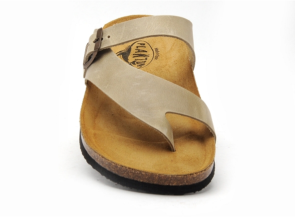 Plakton mules et sabots plats femme barbados 186228 beige