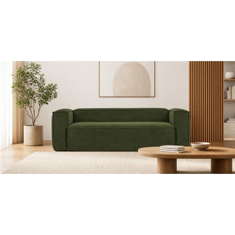 Canapé Blok 2 places vert 210 cm
