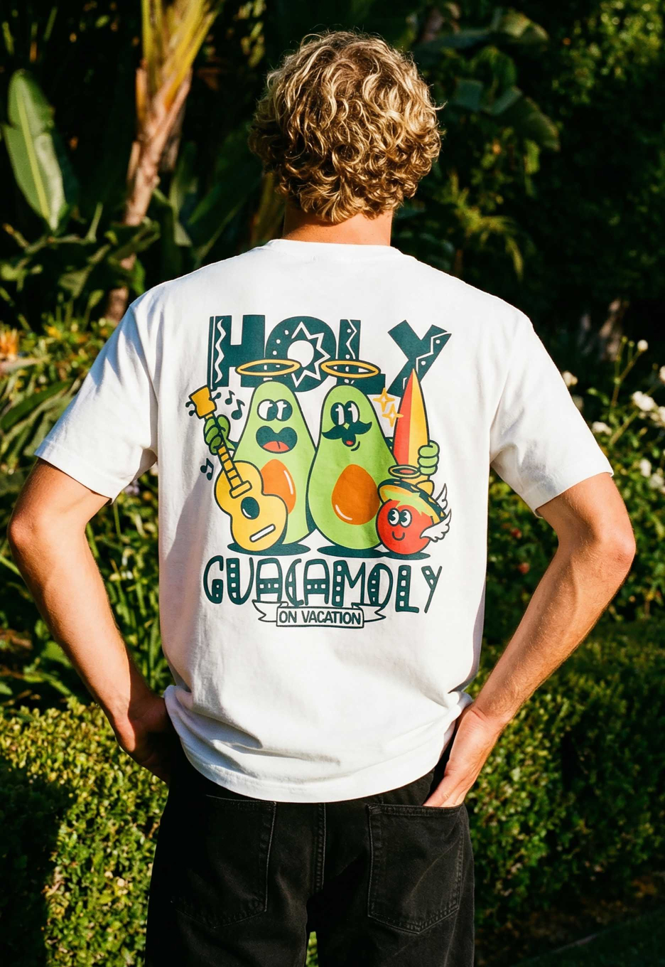 On Vacation Holy Guacamoly T-shirt