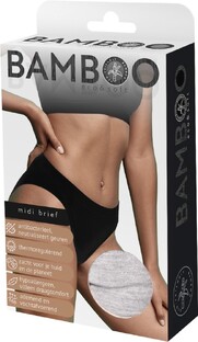 Naproz Bamboo Midi Brief Grijs S 1ST